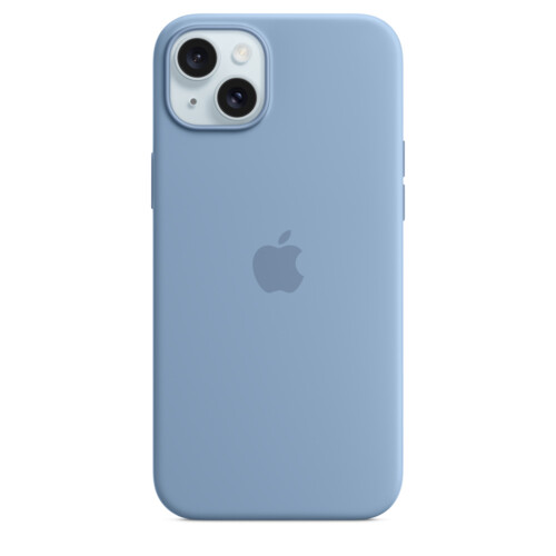 Apple iPhone 15 Plus Silicone Case with MagSafe - Winter Blue